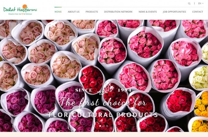 Dalat Hasfarm launches its new website with amazing features