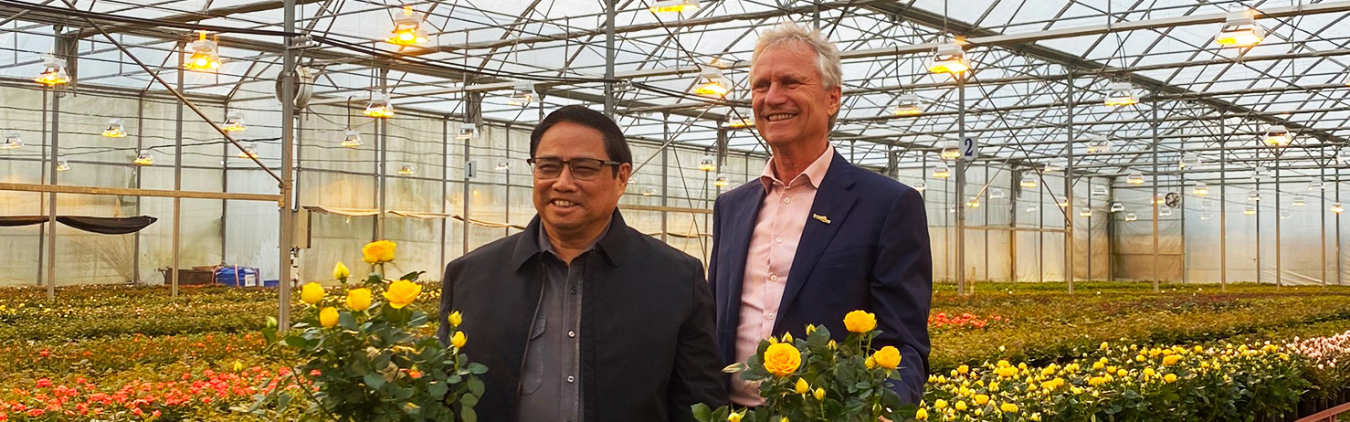 Prime Minister Pham Minh Chinh visited Dalat Hasfarm in Dalat city