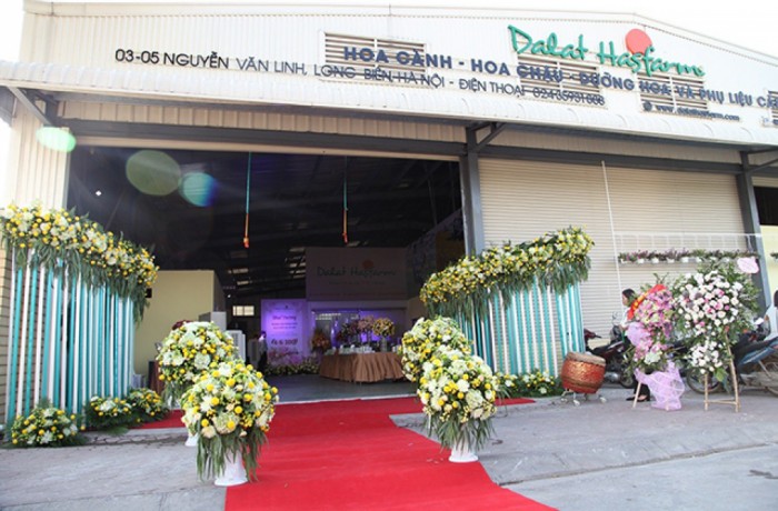 Dalat Hasfarm khai trương trung tâm phân phối hoa tươi tại Long Biên, Hà Nội