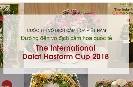 Thông báo: Cuộc thi Vô địch cắm hoa Việt Nam 2018