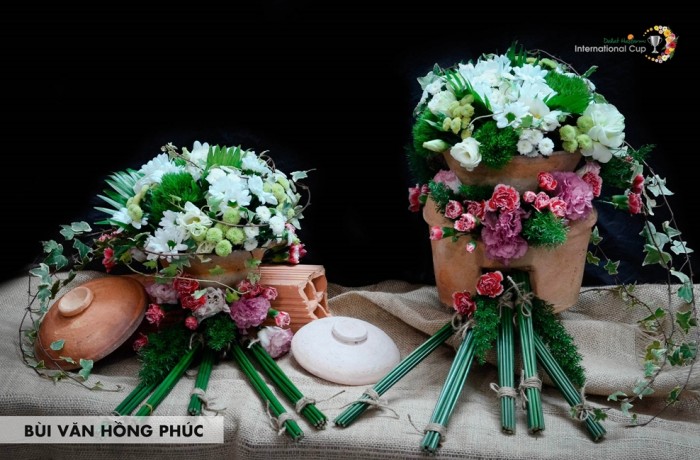20 tác phẩm xuất sắc nhất vòng loại cuộc thi Vô địch cắm hoa Việt Nam